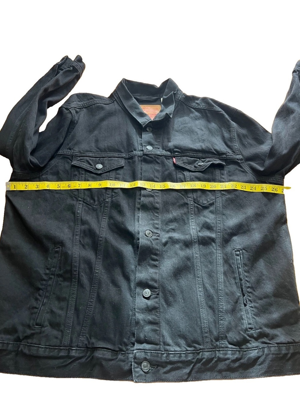 Levi’s 72334‑0144 Black Trucker Jacket XXXL – Excellent Condition, Minimal Wear - Picture 7 of 11
